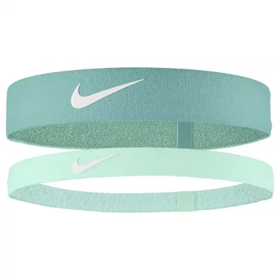 Bandeau pour les cheveux nike flex headband 2pk vert