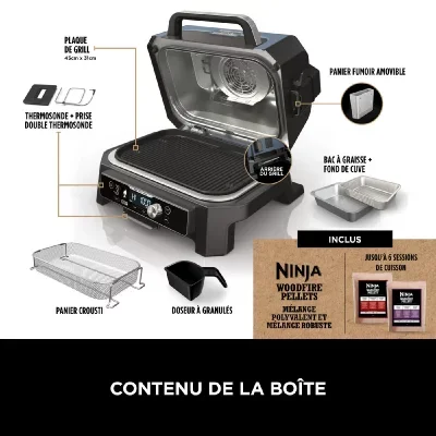Barbecue électrique Ninja Woodfire OG901EU pro connect