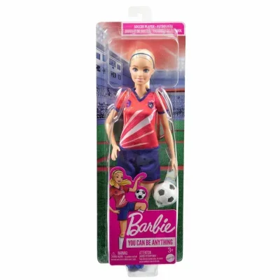 Barbie - Barbie Footballeuse - Poupée Mannequin - Dès 3 ans