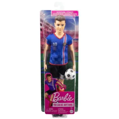 Barbie - Ken Footballeur - Poupée Mannequin - Dès 3 ans