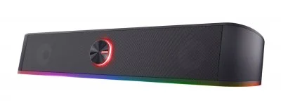 Barre de son stéréo avec éclairage RVB Trust GXT 619 Thorne Noir