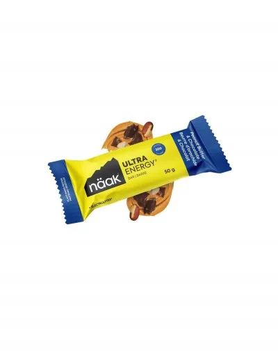 Barre energetique naak ultra energy beurre d arachide chocolat 50g