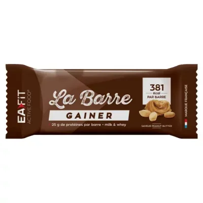 Barre gainer EA Fit x16 Beurre de cacahuète