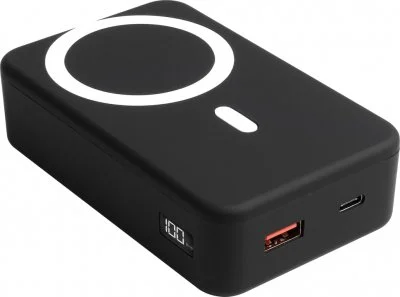 Batterie Externe 20K mAh - Compatible Magsafe - Connecteurs USB.