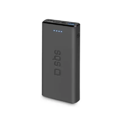 Batterie externe PowerBank slim Fast charge 10.000, noire