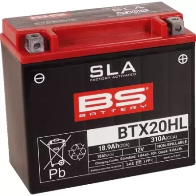 Batterie moto activée en usine BS Battery BTX20HL