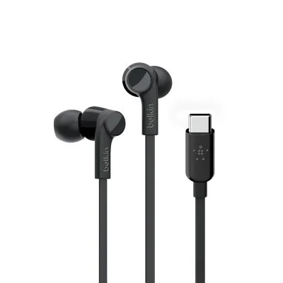 Belkin BELKIN Kit Piéton Stéréo ROCKSTAR USB-C Noir