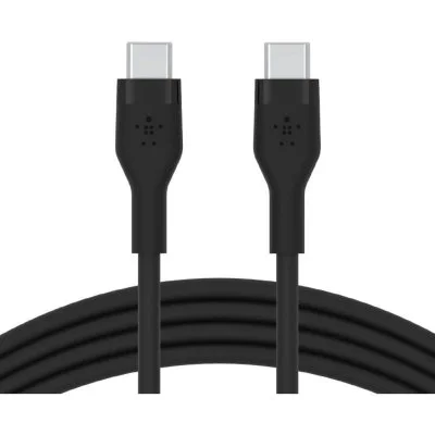 Belkin BOOST´CHARGE Flex câble USB 2 m USB 2.0 USB C Noir - Neuf