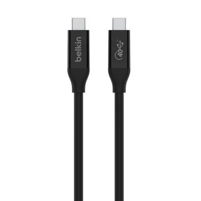 Belkin INZ001bt0.8MBK câble USB 0,8 m USB4 Gen 3x2 USB C Noir - Neuf