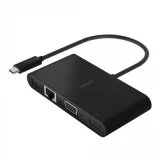 BELKIN multimedia et adaptateur de charge - USB-C - VGA, HDMI - GigE