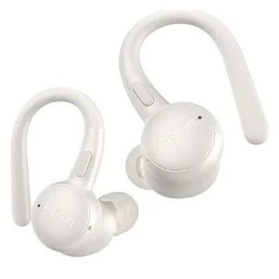 Belkin SoundForm ActiveFit, Avec fil &sans fil, Appels/Musique, Casque, Blanc AUC016HQCR