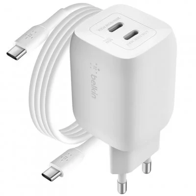 Belkin Wch013vf2mwh-b6 Usb-c Charger 65w Blanc
