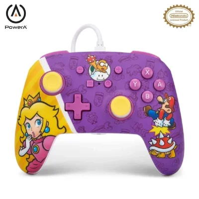 BEM'S Wired Controller Princess Peach Battle - Nintendo Switch- - Acc