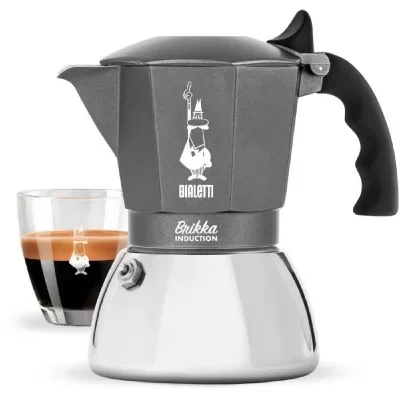 Bialetti espressokocher brikka induktion 4 tassen