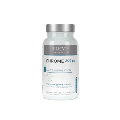BIOCYTE Longevity Minéraux - Cr chrome 60 gélules