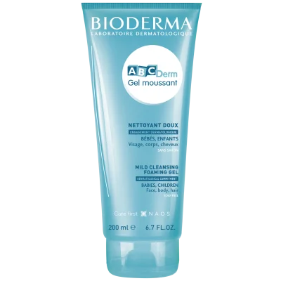Bioderma ABCDerm Gel Moussant Nettoyant Doux Bébé 200ml