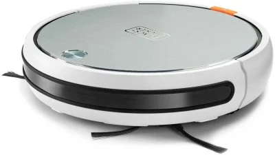 Black & Decker BXRV500E Aspirateur Robot Télécommande Filtre Lavable Batterie Blanc