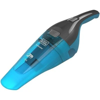 BLACK+DECKER WDC215WA Bleu, Titane Sans sac, Aspirateur à main