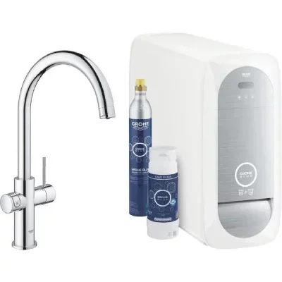 Blue Home Kit de démarrage Mitigeur bec c Chrome (31455001) - Grohe