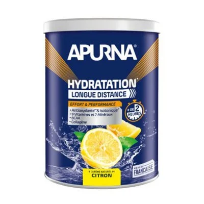 Boisson energetique apurna hydratation longue distance citron 500g