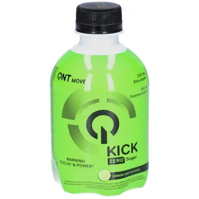 Boisson énergétique citron vert sans sucre QNT Kick Drink