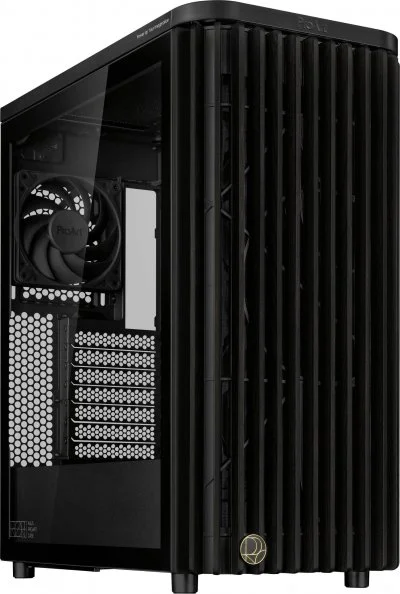 Boîtier PC Asus ProArt PA401 WOOD TG PWM Noir - Tower/SansAlim/ATX