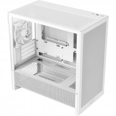 Boîtier PC NZXT H3 Flow Blanc - MT/Sans Alim/mATX