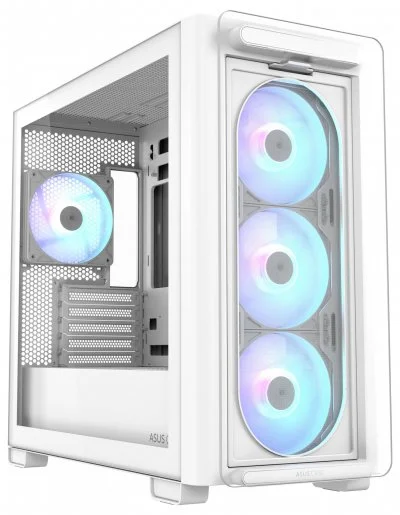 Boitiers PC ASUS A23 PLUS MidiTower White (A23 PLUS TG/ARGB WHITE)