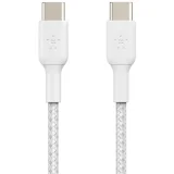 BELKIN Boost charge usb-c vers usb-c braided (blanc) CAB004bt1MWH