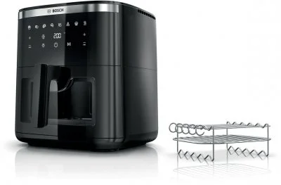 Bosch serie 6 friggitrice ad aria nero maf671b1