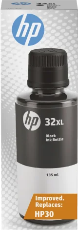 HP Bouteille d'encre 1VV24AE 32XL Noir
