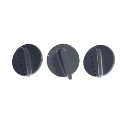 Boutons gris pour mini-four vendu par 3 Moulinex SS-187755