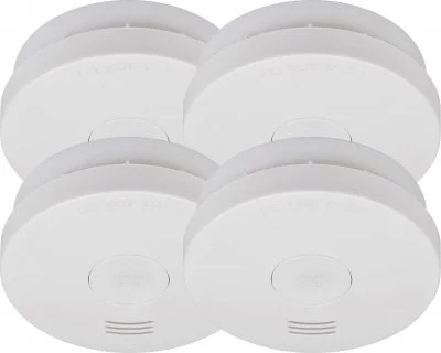 Brennenstuhl Vds3131 Smoke Detector 4 Units Blanc