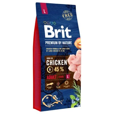 Brit Premium Adult L - lot % : 2 x 15 kg