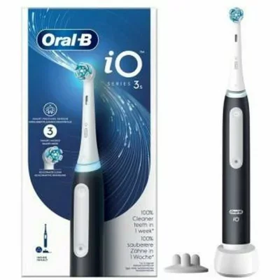 Brosse À Dents Electrique Noire Séries 3s iO avec Chargeur ORAL-B
