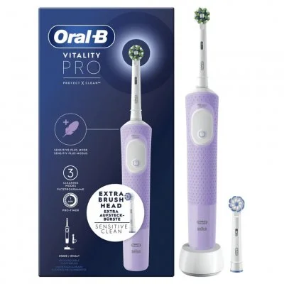 Brosse à dents électrique ORAL-B D173 lila avec 1 refills