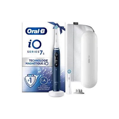 Brosse à dents électrique ORAL-B IO 7 Bleu saphir edition cadeau