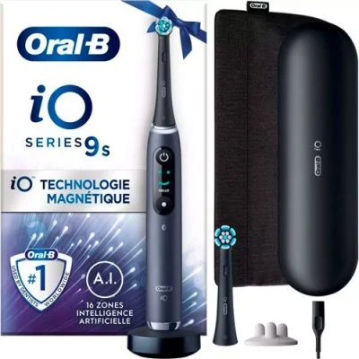 Brosse à dents électrique Oral B iO Series 9 Edition Cadeau Noir Onyx