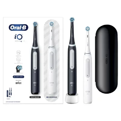 Brosse à dents électrique ORAL-B IO4 Duo Matt Black
