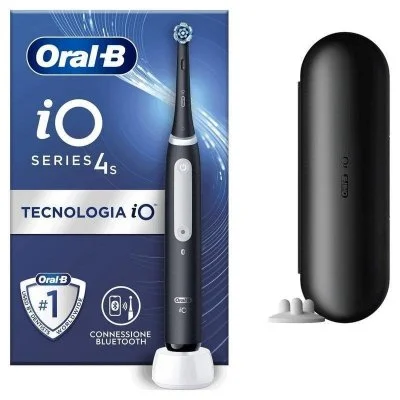 Brosse à dents électrique Oral B IO4S Matt Black + Etui