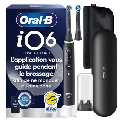 Brosse à dents électrique Oral B iO6 Series Black Lava Luxe Edition