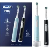 ORAL B Brosse à dents électrique ORAL-B Pro 1 Duo Bleue/Noire