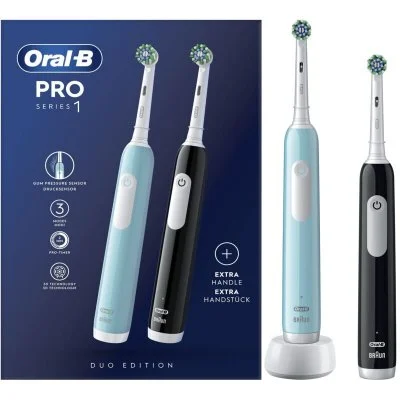 Brosse à dents électrique ORAL-B Pro 1 Duo Bleue/Noire