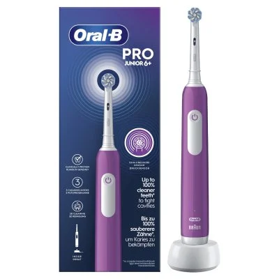 Brosse à dents électrique Oral B Pro 1 Junior Violet 6 Ans Et Plus