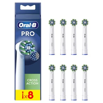 Brossette dentaire ORAL-B Brossettes Cross action x8 X-filaments