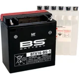 BS BATTERY 300763 btx16 AGM SLA Moto Batterie Noir