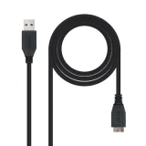 NANOCABLE Câble USB 3.0 A vers Micro USB B 10.01.110-BK Noir