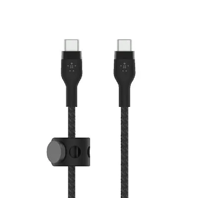 Câble USB-C vers USB-C Belkin Boost Charge Pro Flex 1 m Noir