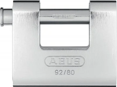 Cadenas blindé rectangulaire monobloc 80mm 92-80 Abus 92/80