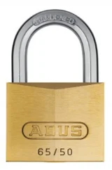 ABUS Cadenas laiton massif série 65 - Anse 29,5 mm - Longueur 50 mm
